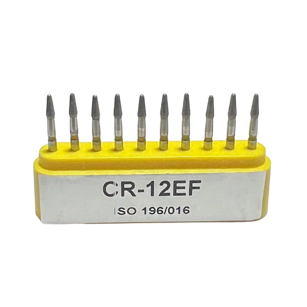 CR-12EF Fresa Cono Diamante Grano X Fino C/10 DT