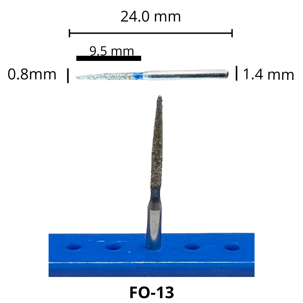 FO-13 Flama Fresa Diamante Grano Medio Pza DT