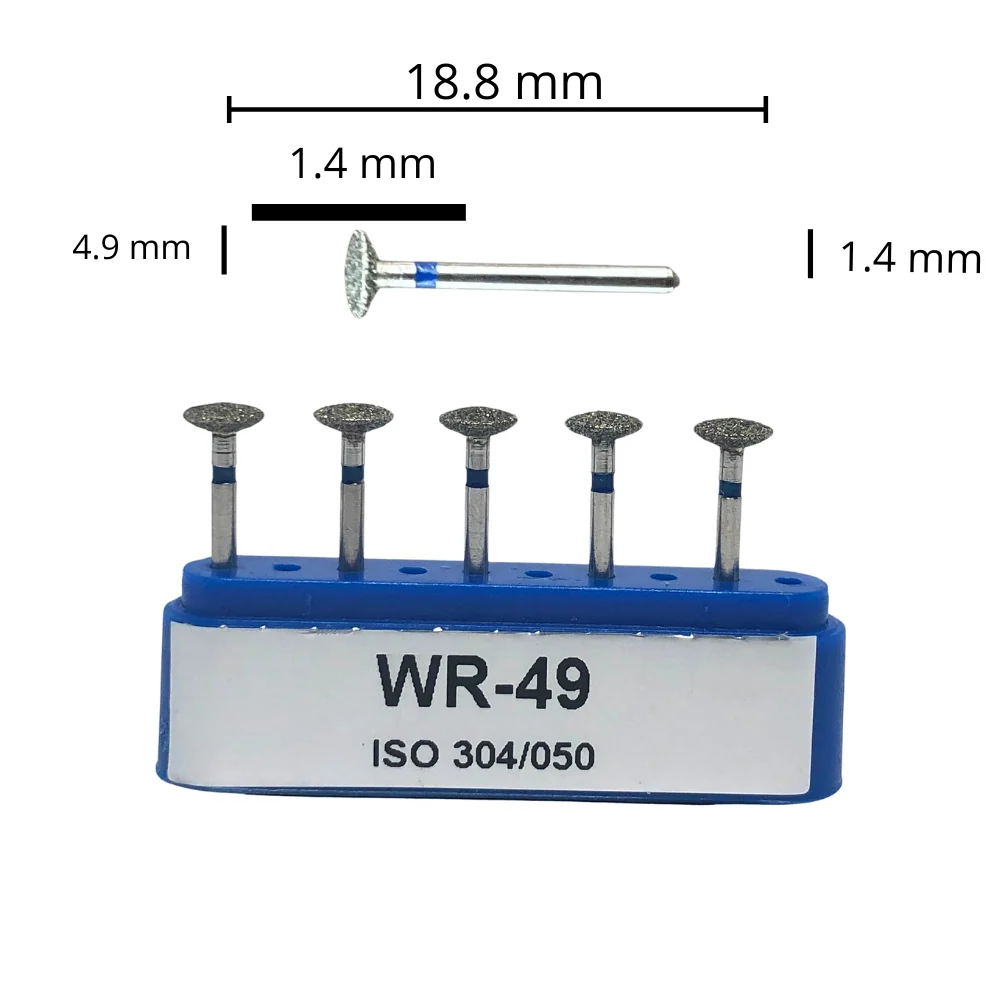 WR-49 Rueda Fresa Diamante Grano Medio 5 pz. DT