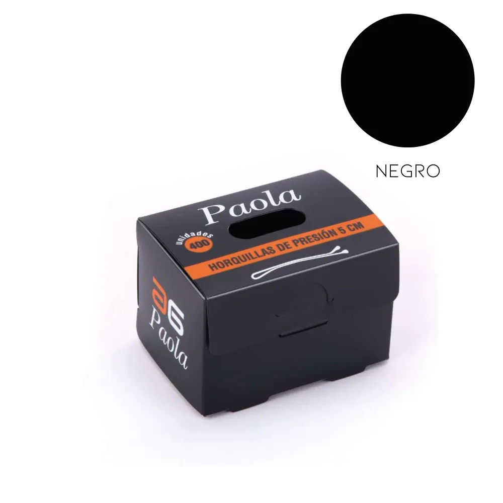 Horquillas Paola 400 unidades Negro Dulcewedding Academy