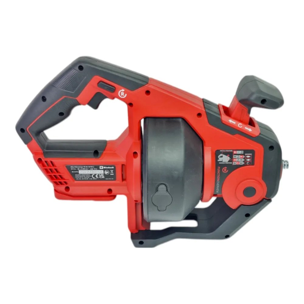 Einhell TE-DA 18/760 Li limpiatubos sin cable 18 V 7,6 m 55 mm + 1x baterí recargable 4,0 Ah + cargador