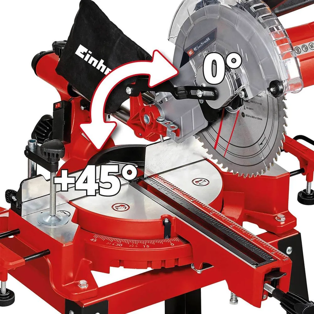 Sierra Acolilladora 10" Incluye Banco 1900 Watts 4800 Rpm Einhell