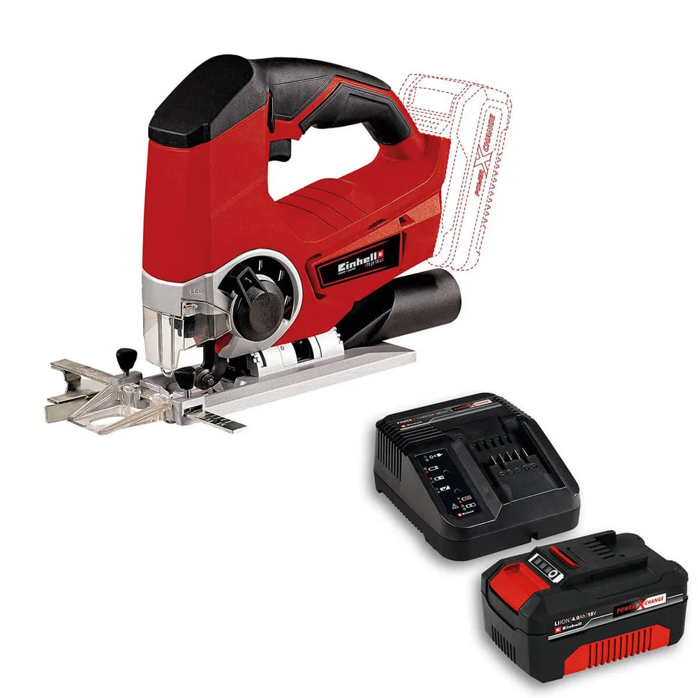 Sierra Caladora Inalámbrica 18V 25.4 Mm Incluye 1 Baterí 2.5 Ah Y Cargador Einhell
