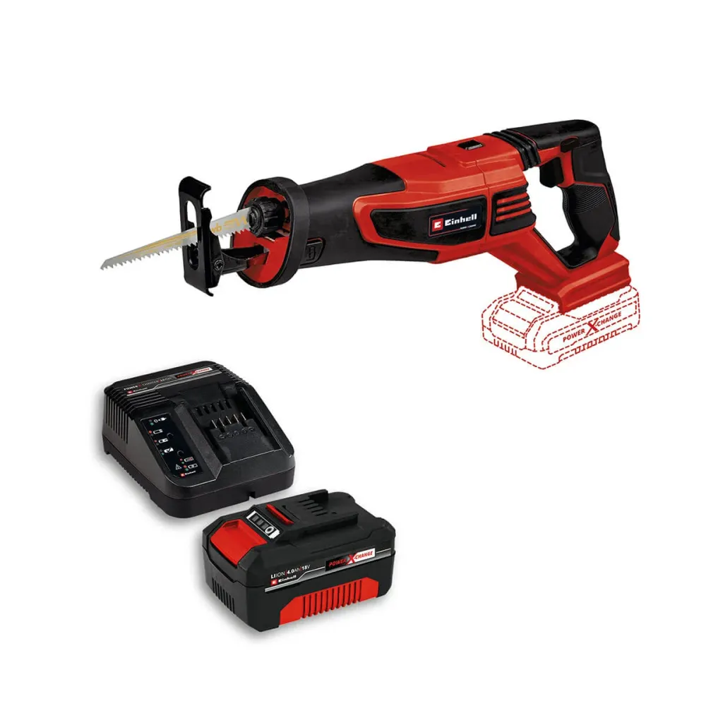 Sierra Sable Inalámbrica Brushless 18V Incluye 1 Baterí 2.5 Ah Y Cargador Einhell