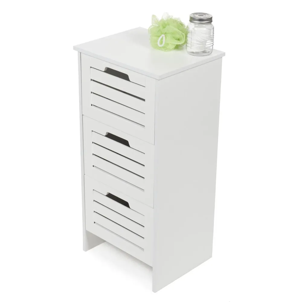 Cajonera, Cómoda Organizadora Color Blanco De Madera ELLEGANCE HOUSEWARE