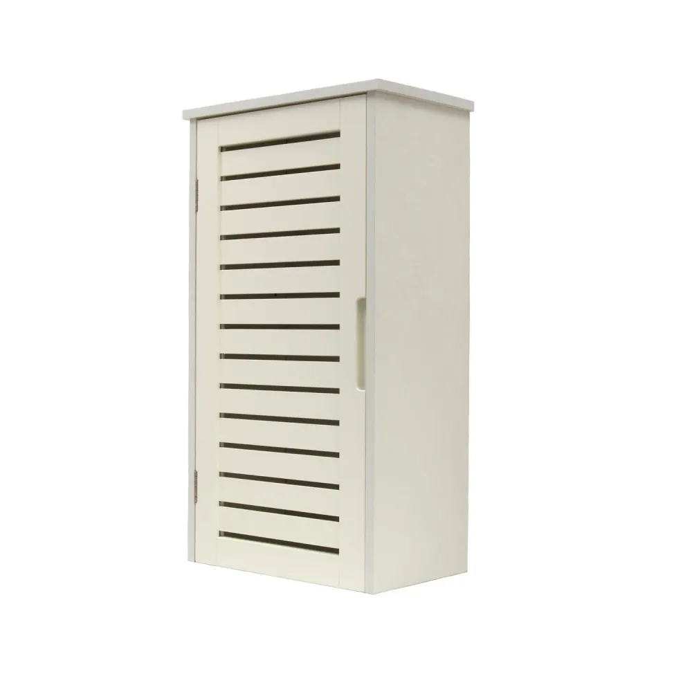 Gabinete, Armario Pared De Madera, Blanco ELLEGANCE HOUSEWARE
