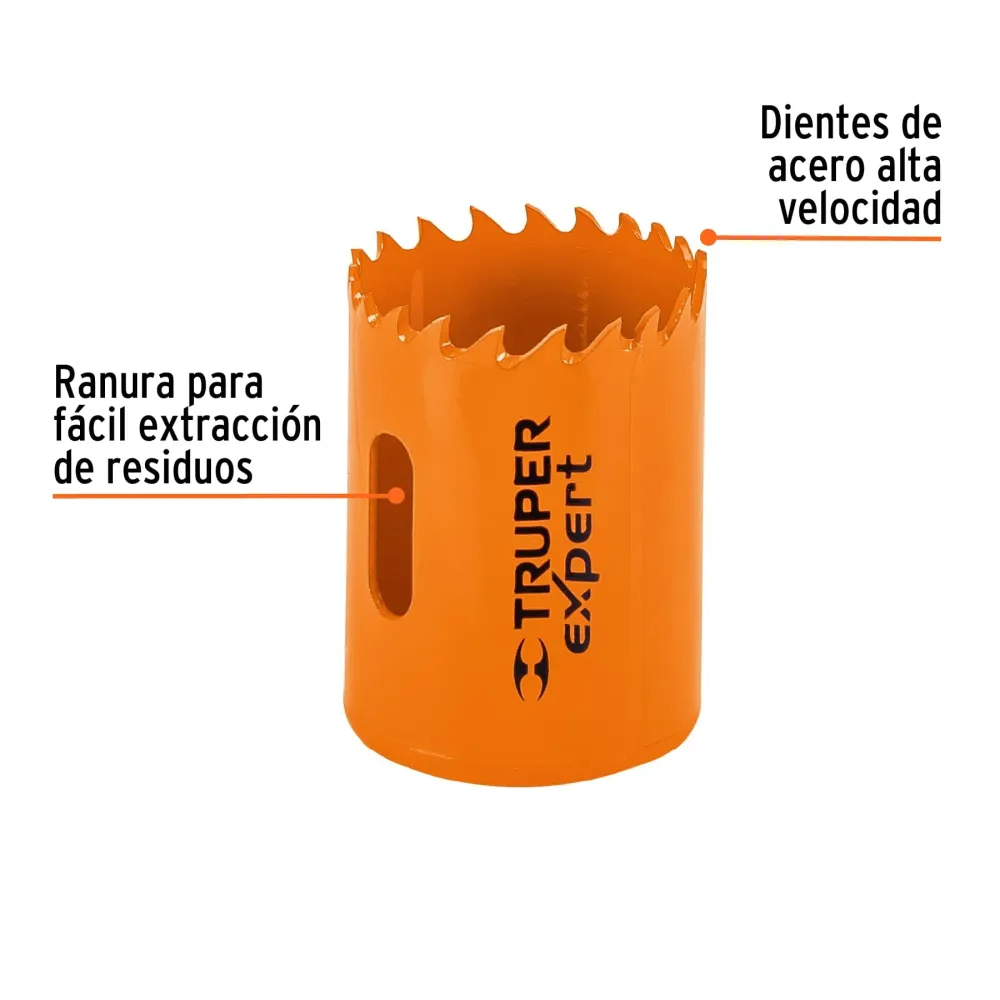 Brocasierra bimetálica 1-1/2", Truper Expert