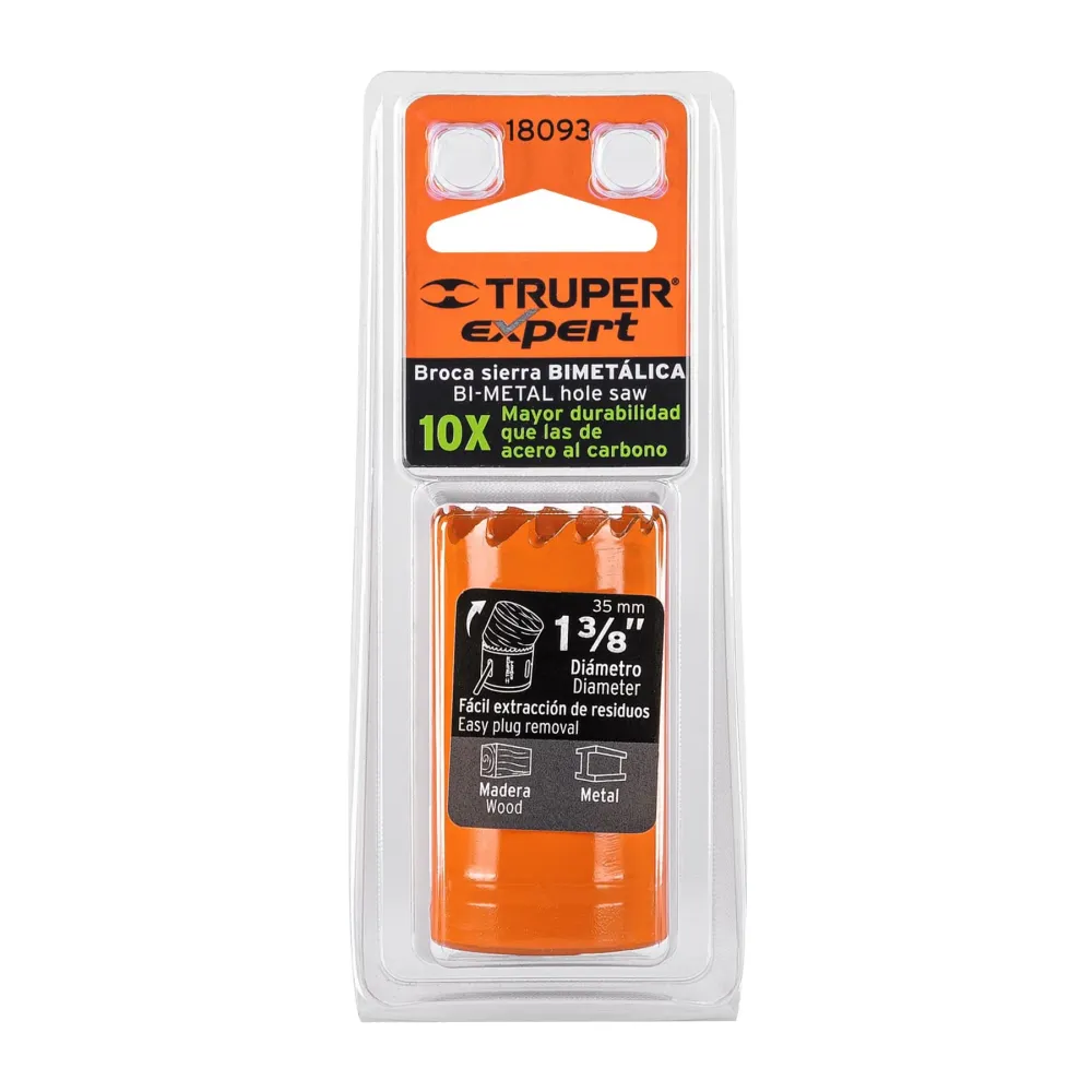 Brocasierra bimetálica 1-3/8", Truper Expert