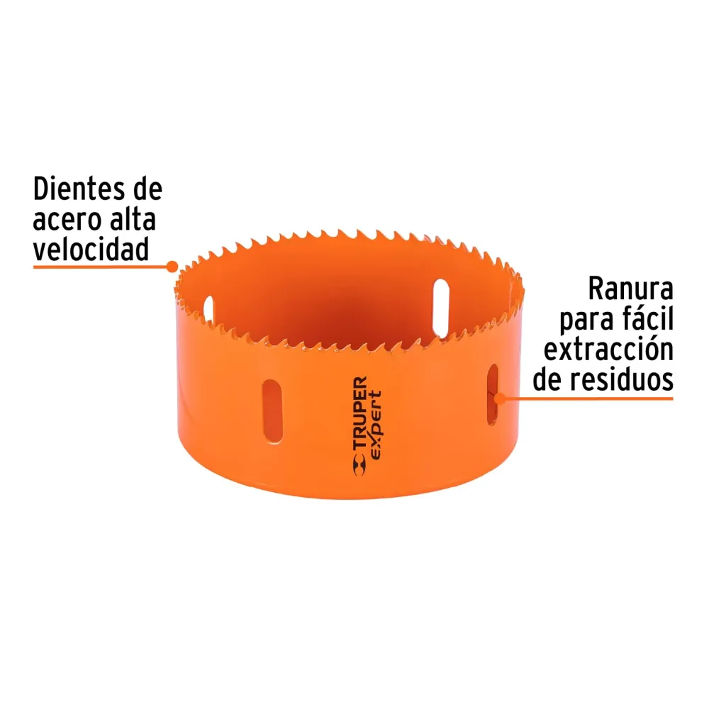 Brocasierra bimetálica 4-1/4", Truper Expert