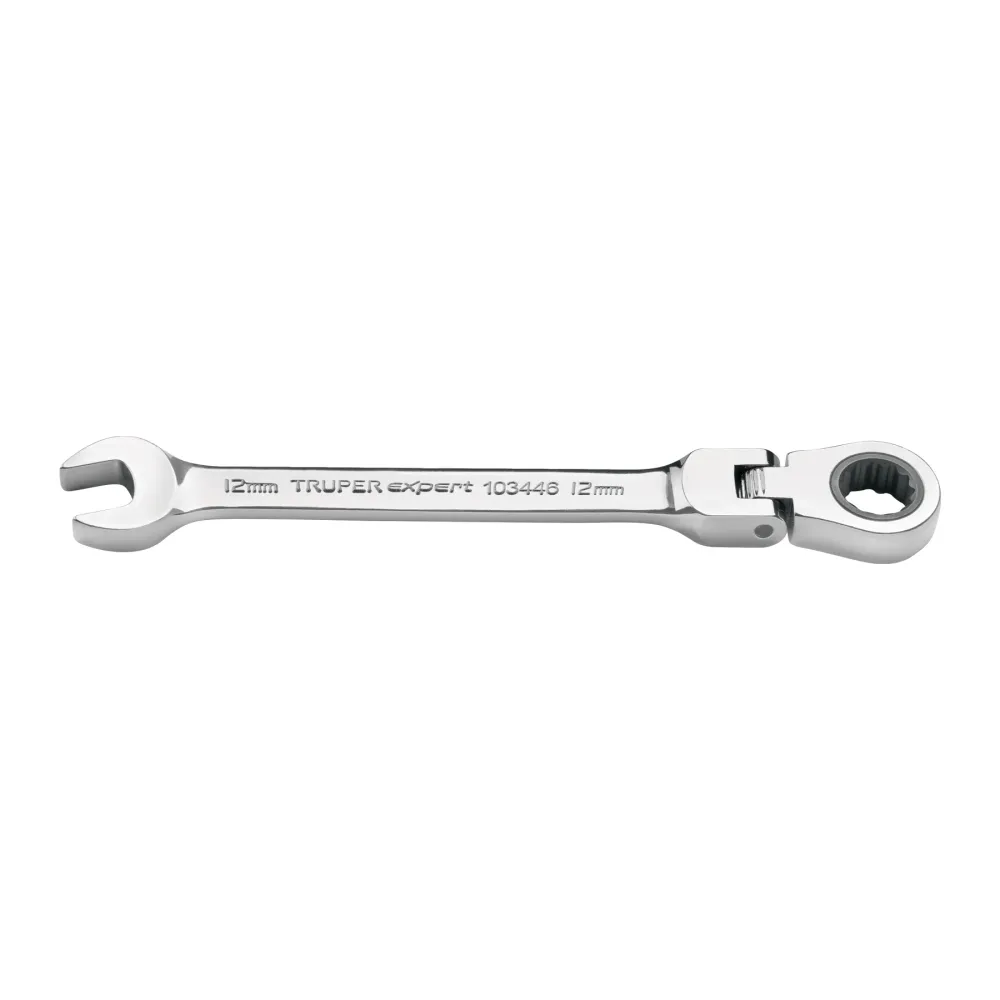 Llave combinada con matraca 12 mm flexible, Expert