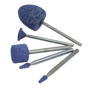 Faiot Muelas con vástago 3 mm - super-abrasivo azul