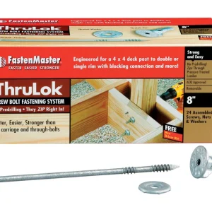 FastenMaster ThruLok No. 8 X 8 . L Hex Drive Hex Head Coarse Screw Kit - Deal Week