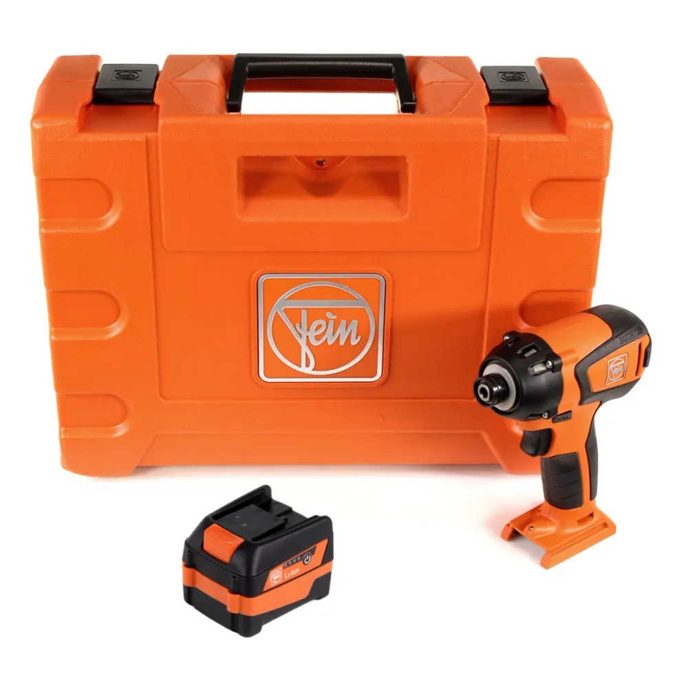 Atornillador de impacto baterí FEIN ASCD 12-150 W4 Select Li-Ion sin escobillas + 1x baterí 6,0 Ah en maletín de herramien...