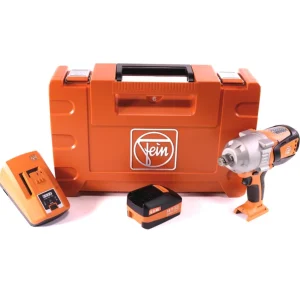 Atornillador de impacto baterí FEIN ASCD 18-1000 W34 18 V 1050 Nm 3/4" sin escobillas + 1x baterí 6,0 Ah + cargador + maletín