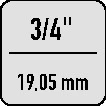 Fein broca NOVA 25 ( 8000380307 ) Ø nominal 35 mm profundidad de corte 25 mm Weldon