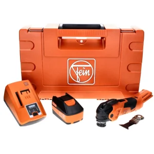 Oscilador de baterí Fein MultiMaster AMM 300 Plus 12 V Starlock Plus + 1x baterí 6,0 Ah + cargador + estuche