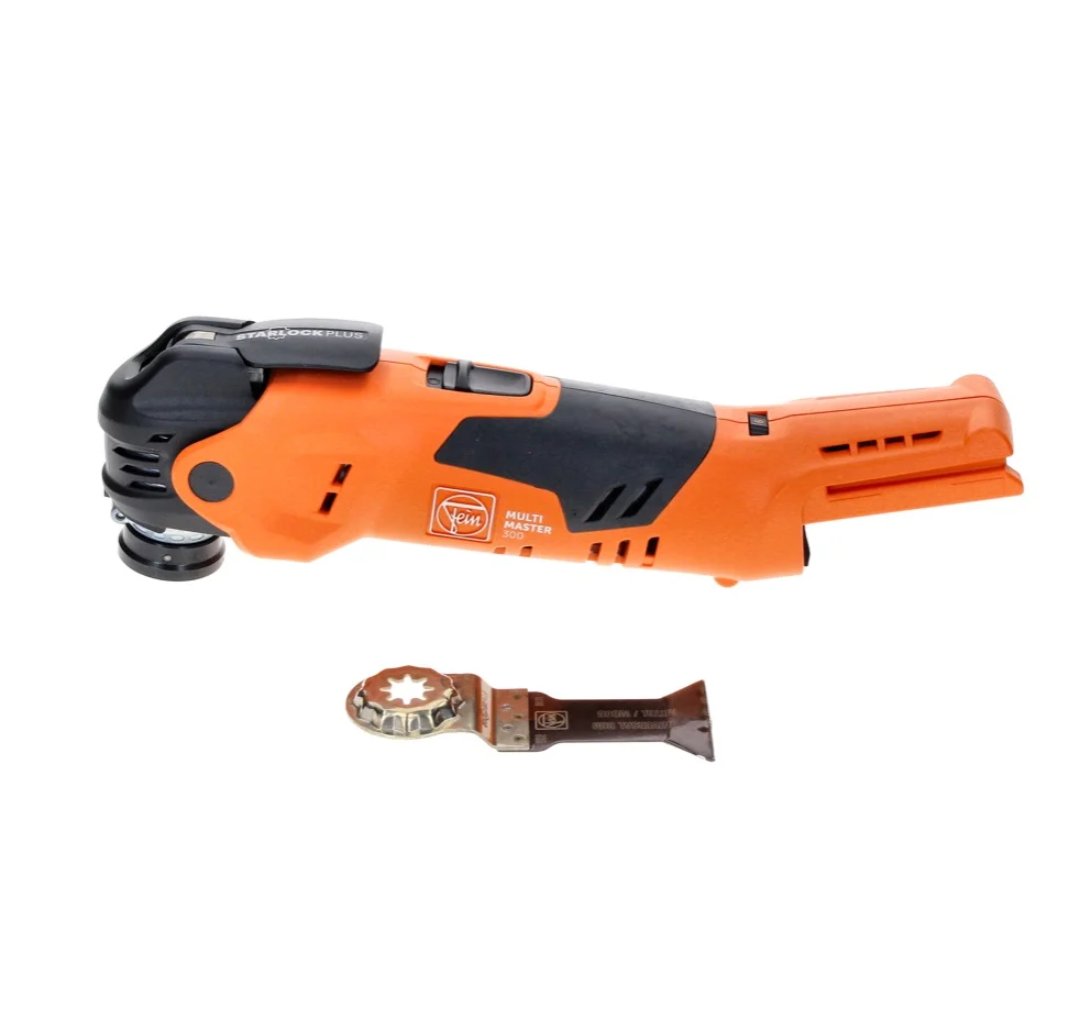 Oscilador de baterí Fein MultiMaster AMM 300 Plus 12 V Starlock Plus + 1x baterí 6,0 Ah + cargador + estuche