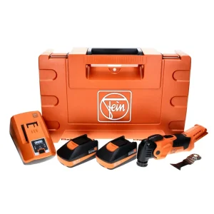 Oscilador de baterí FEIN MultiMaster AMM 500 PLUS C 18 V Starlock Plus + 2x baterías 3,0 Ah + cargador + maletín