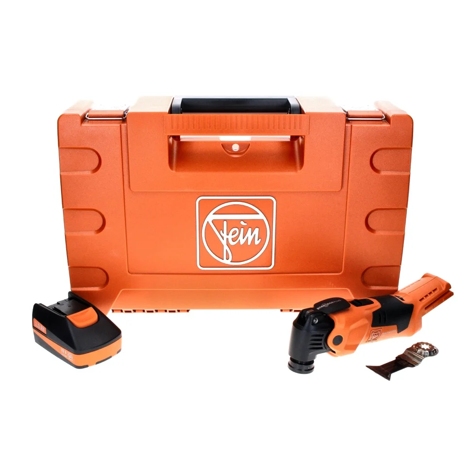Oscilador de baterí FEIN MultiMaster AMM 500 PLUS C 18 V Starlock Plus + 1x baterí 3,0 Ah + maletín - sin cargador