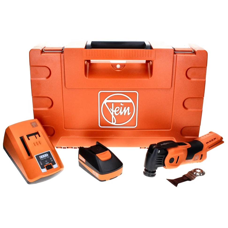 Oscilador de baterí Fein MultiMaster AMM 700 MAX C 18 V Starlock Max Brushless + 1x baterí 3.0 Ah + cargador + estuche