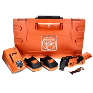 Oscilador de baterí Fein MultiMaster AMM 700 MAX C 18 V Starlock Max Brushless + 2x baterías 3.0 Ah + cargador + estuche