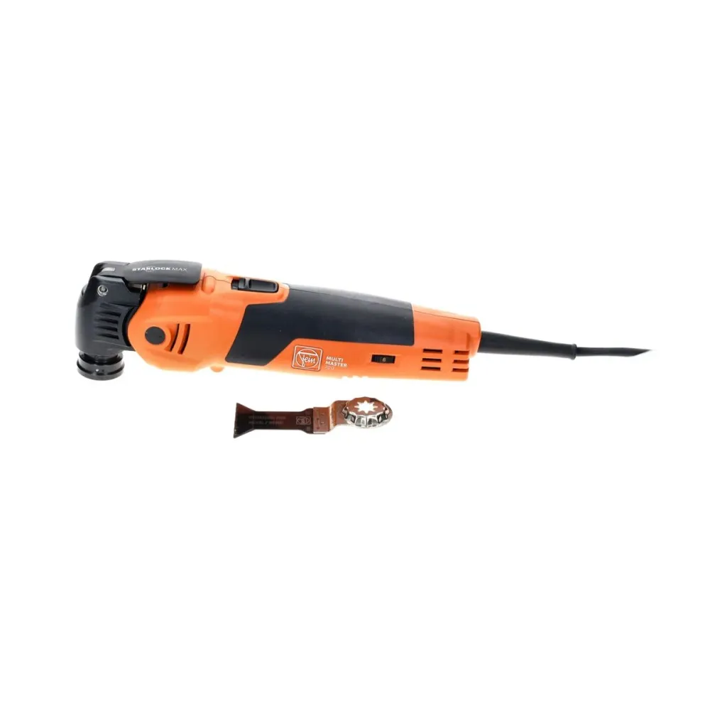 Oscilador FEIN MultiMaster MM 700 MAX 450 W Starlock Max + set de accesorios 6 piezas + estuche