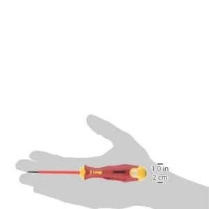 Felo 41302590 - Destornillador aislado VDE Felo Ergonic 2,5x0,4x75 mm.