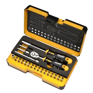 Felo 5783606 - Juego con carraca Ergonic y puntas Felo R-GO 36