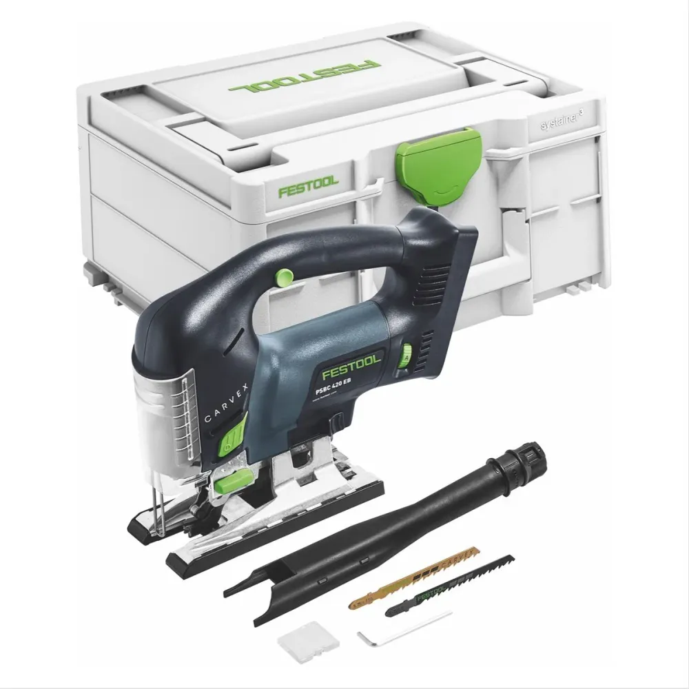 Festool CARVEX PSBC 420 EB-Basic sierra de calar pendular sin cable 18 V 120 mm ( 576530 ) sin escobillas en systainer - s...
