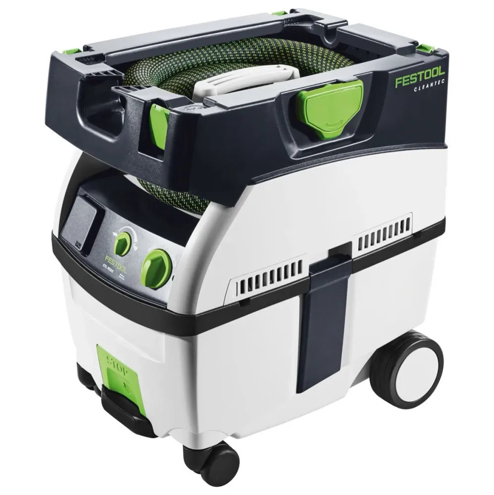 Festool CTL MIDI Cleantec aspirador móvil 15l polvo cl. L ( 575261 ) + accesorios