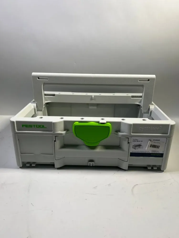 Festool Systainer ToolBox Caja de herramientas SYS3 TB M 137 T-LOC acoplable para herramientas manuales (204865)