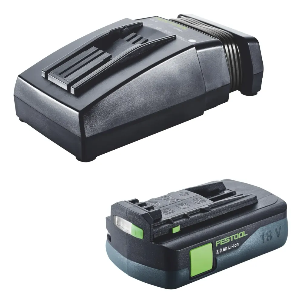 Festool TXS 18-Juego básico taladro atornillador inalámbrico 18 V 40 Nm sin escobillas + 1x baterí 3,0 Ah + cargador + sys...