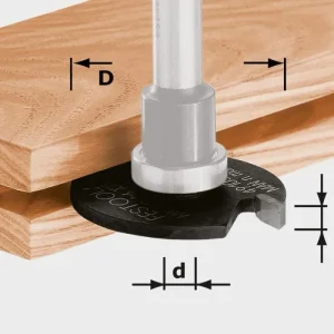 Fresadora de ranuras de disco Festool HW D40x2,5 (491056) para 900, 1000, 1010, 1010 R, 1400, 2000, 2200