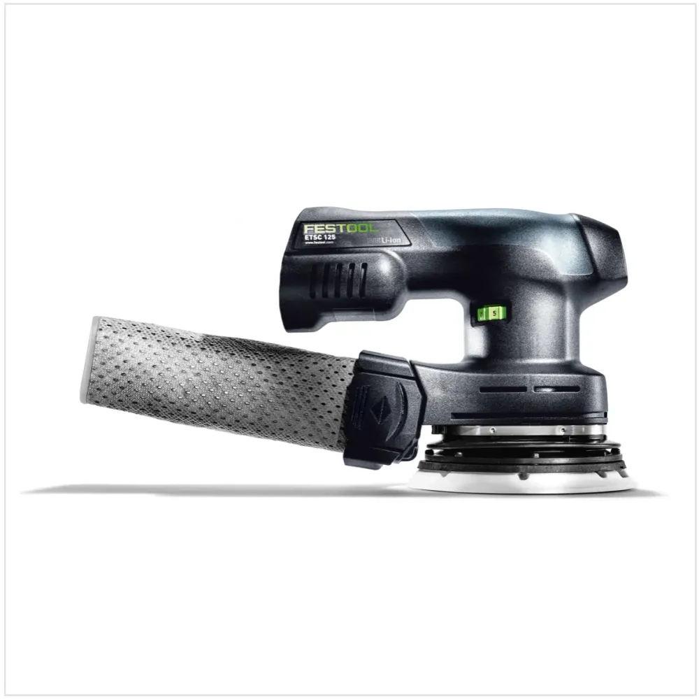 Lijadora excéntrica inalámbrica Festool ETSC 125 Li-Basic (201533) 18V 125mm sin escobillas Solo + Systainer - sin baterí,...