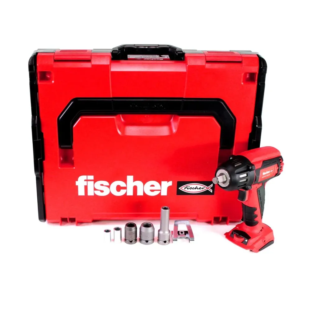 Fischer FSS 18V 400 BL Atornillador de impacto inalámbrico 1/2" 400Nm Brushless Set1 (552922) Solo + L-Boxx - sin baterí,...