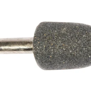 Punta cónica con vástago de óxido de aluminio Forney de 1-1/4 pulg. de diámetro x 3/4 pulg. de largo, 38 050 rpm, 1 unidad