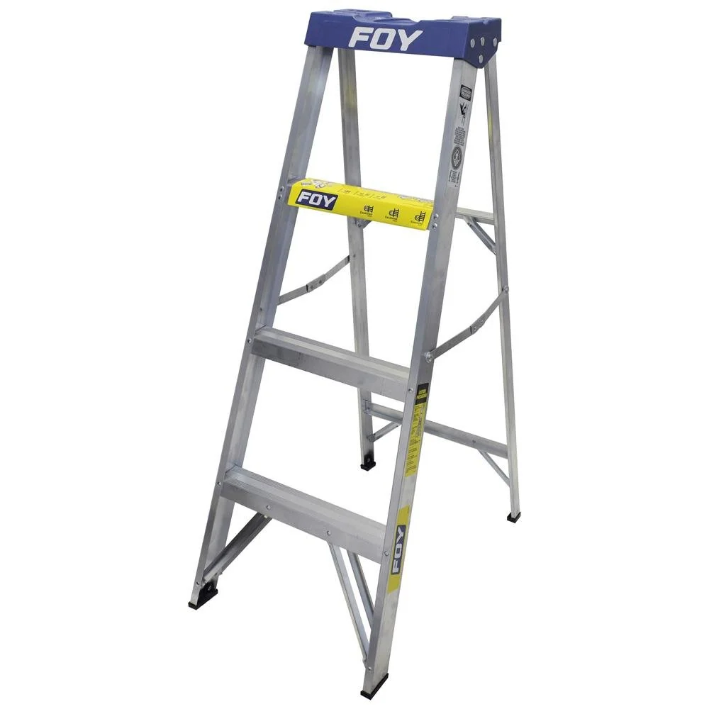 Escalera De Aluminio Tipo Tijera 3 Escalones, Foy