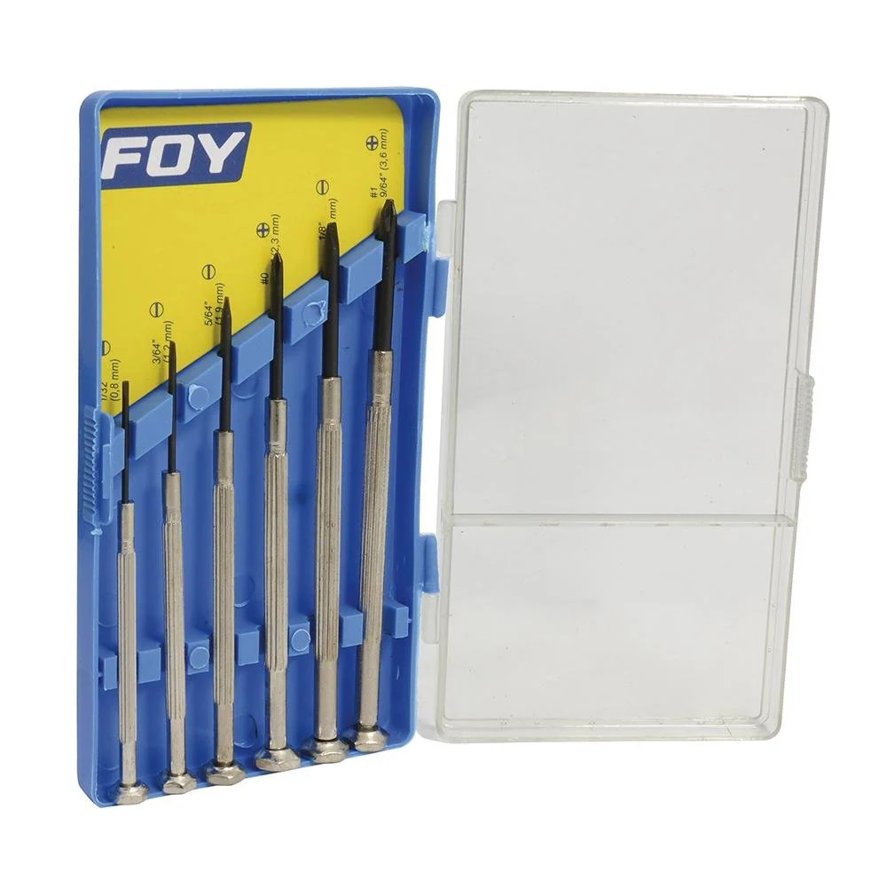 Juego De 6 Destornilladores De Precisión Combinado, Foy