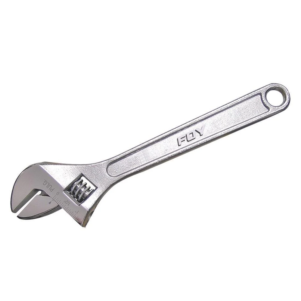 Llave Ajustable 8" cromada, Foy