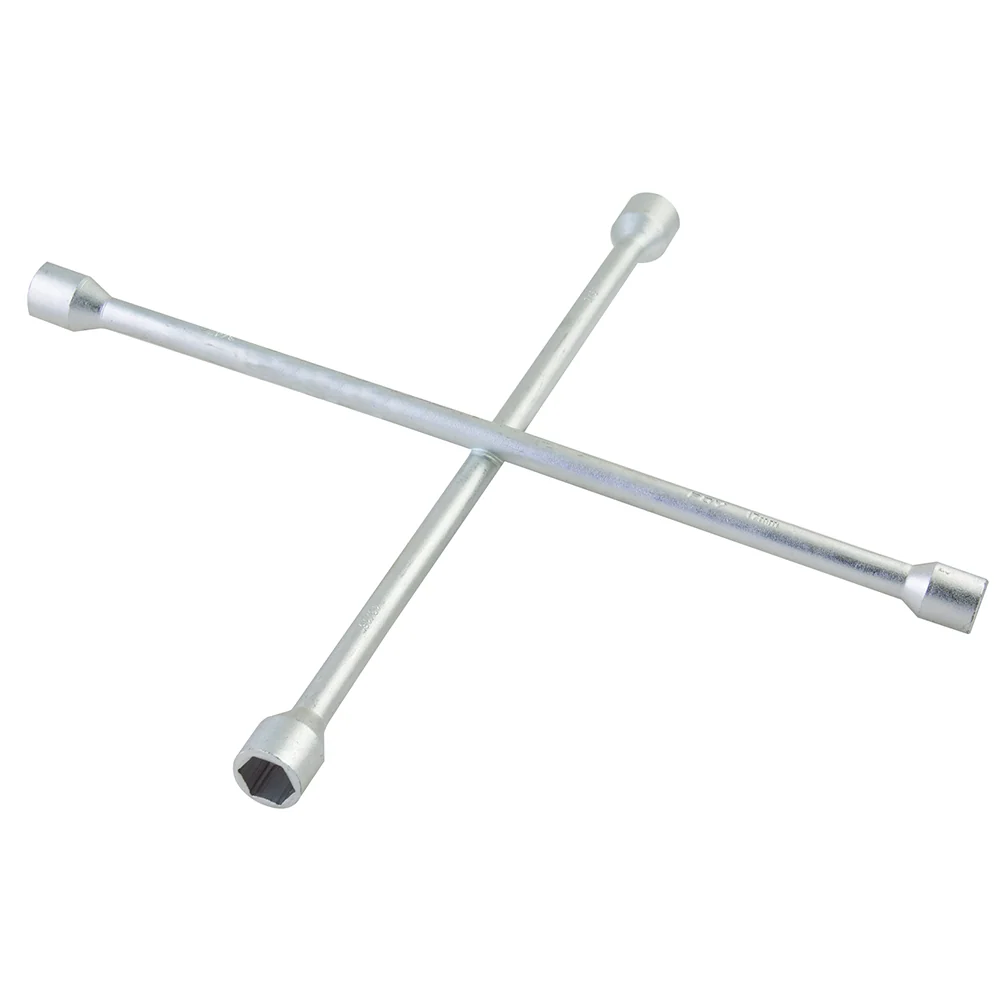 Llave de cruz cromada 14" Foy