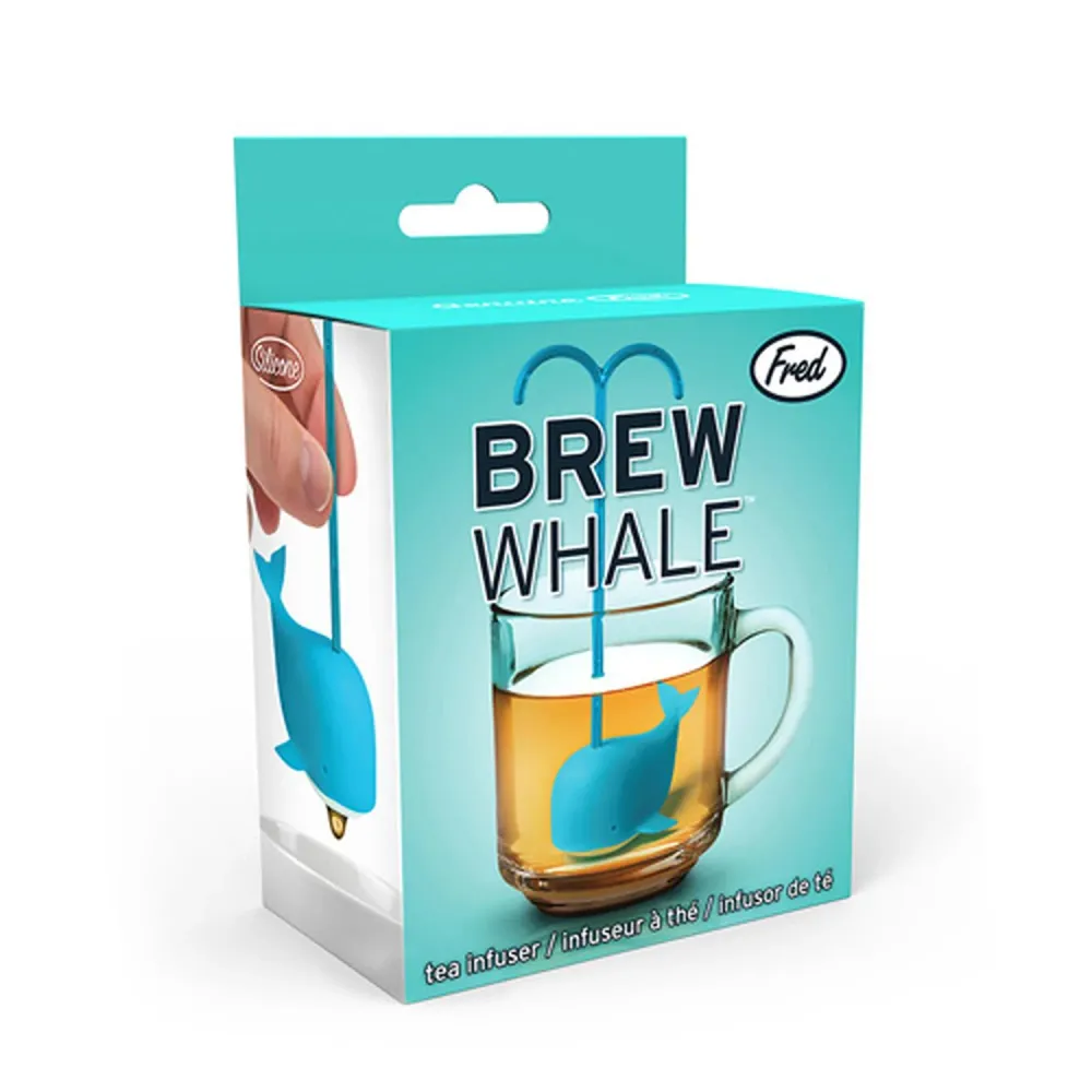 Infusor de Té Brew Whale Turquesa 4.2 x 5.3 x 13.8cm Fred & Friends