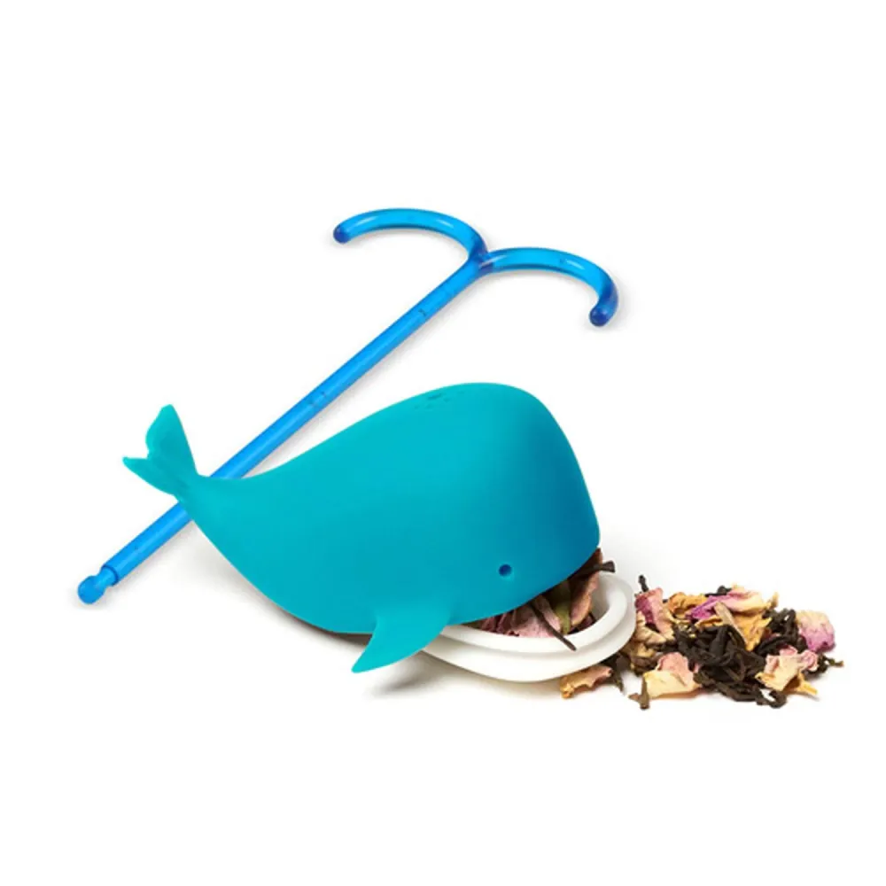 Infusor de Té Brew Whale Turquesa 4.2 x 5.3 x 13.8cm Fred & Friends