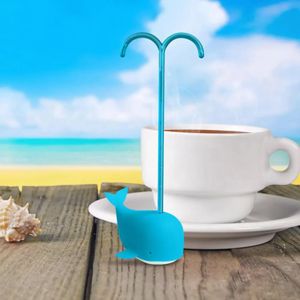 Infusor de Té Brew Whale Turquesa 4.2 x 5.3 x 13.8cm Fred & Friends