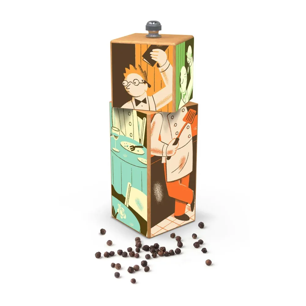 Molinillo de Pimienta Daily Grind 5x5x15cm Fred & Friends