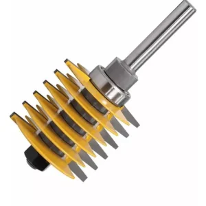 Fresa Vastago 1/2 Finger Joint Ajustable 6 Dientes X 2