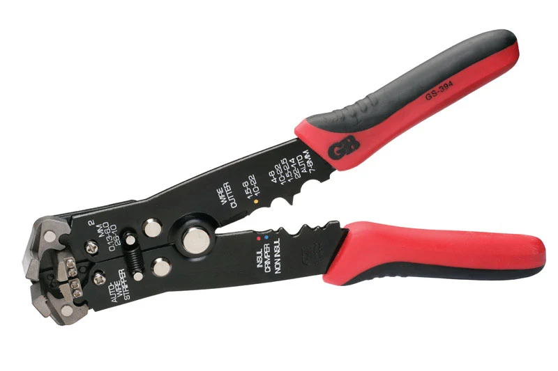 CRIMPER/PELACABLES NEGRO/ROJO - Caja abierta Gardner Bender