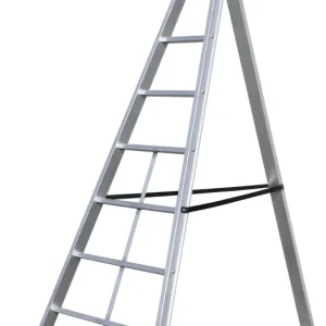 Gierre Escalera de tijera triangular de aluminio Trittika