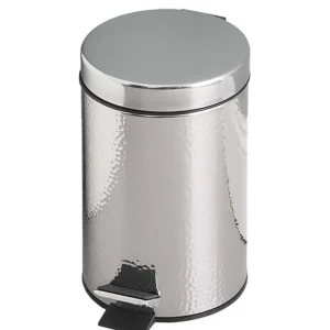 Bote de Basura con Pedal acabado martillado 3L Good & Good