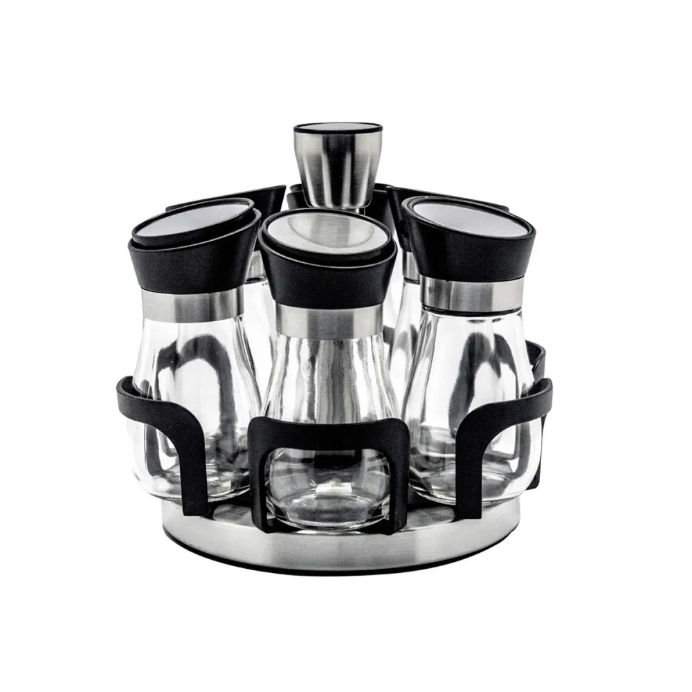 Set de 6 especieros con base giratoria Good & Good