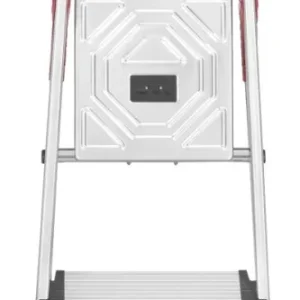 Hailo L80 Comfortline - Escalera de tijera de aluminio con peldaño ancho XXL EasyClix